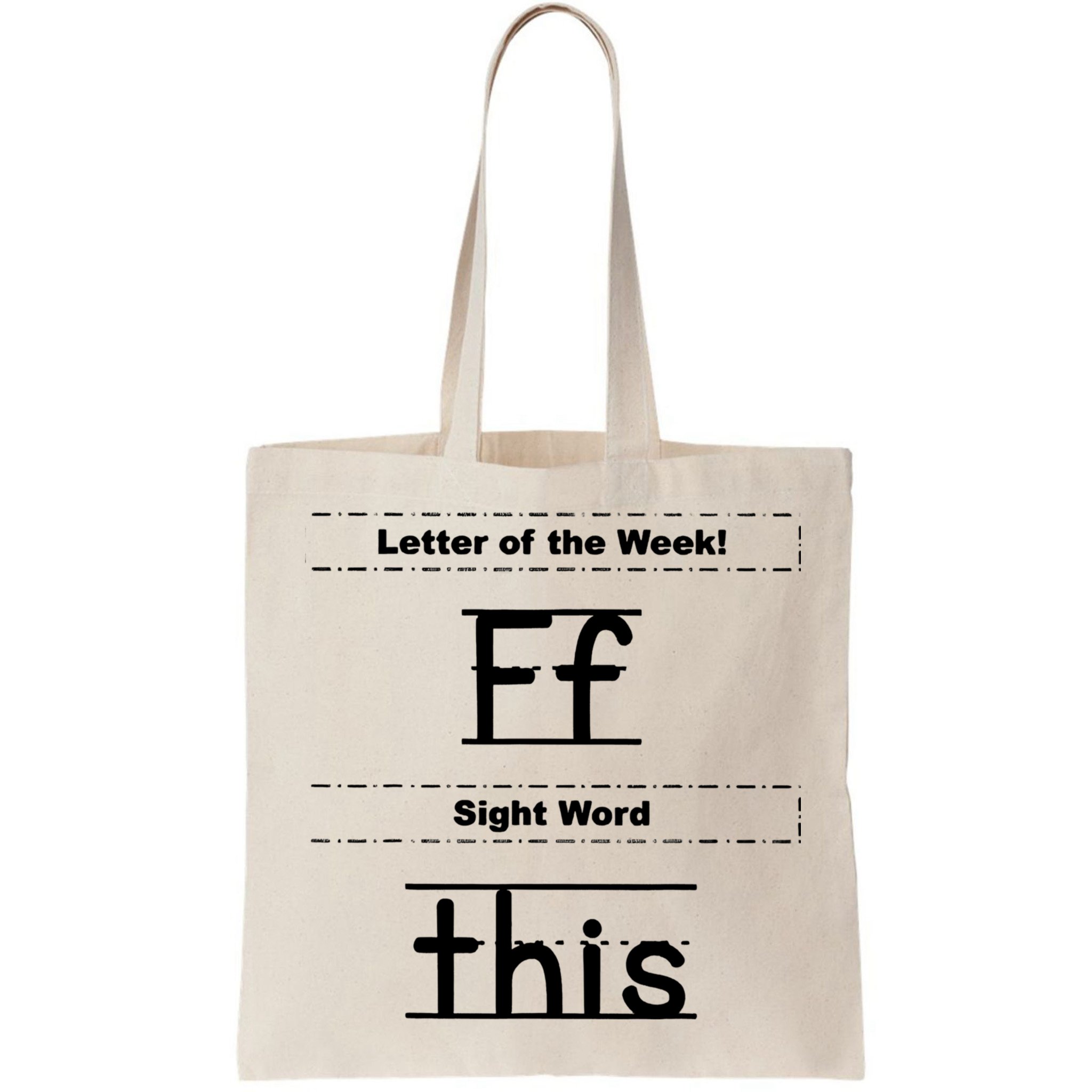 Letter Of The Week Ff Sight Word This Bag