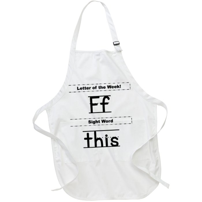 Letter Of The Week Ff Sight Word This Apron