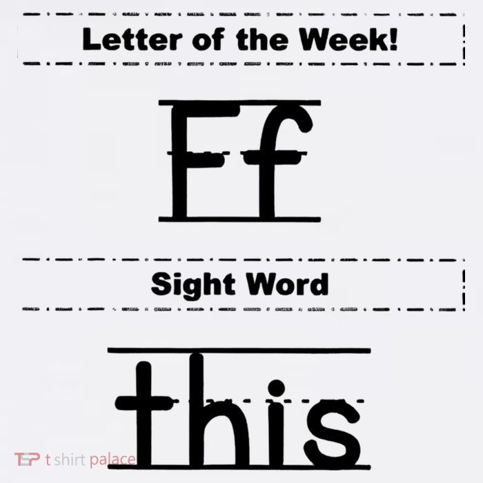 Letter Of The Week Ff Sight Word This Premium T-Shirt