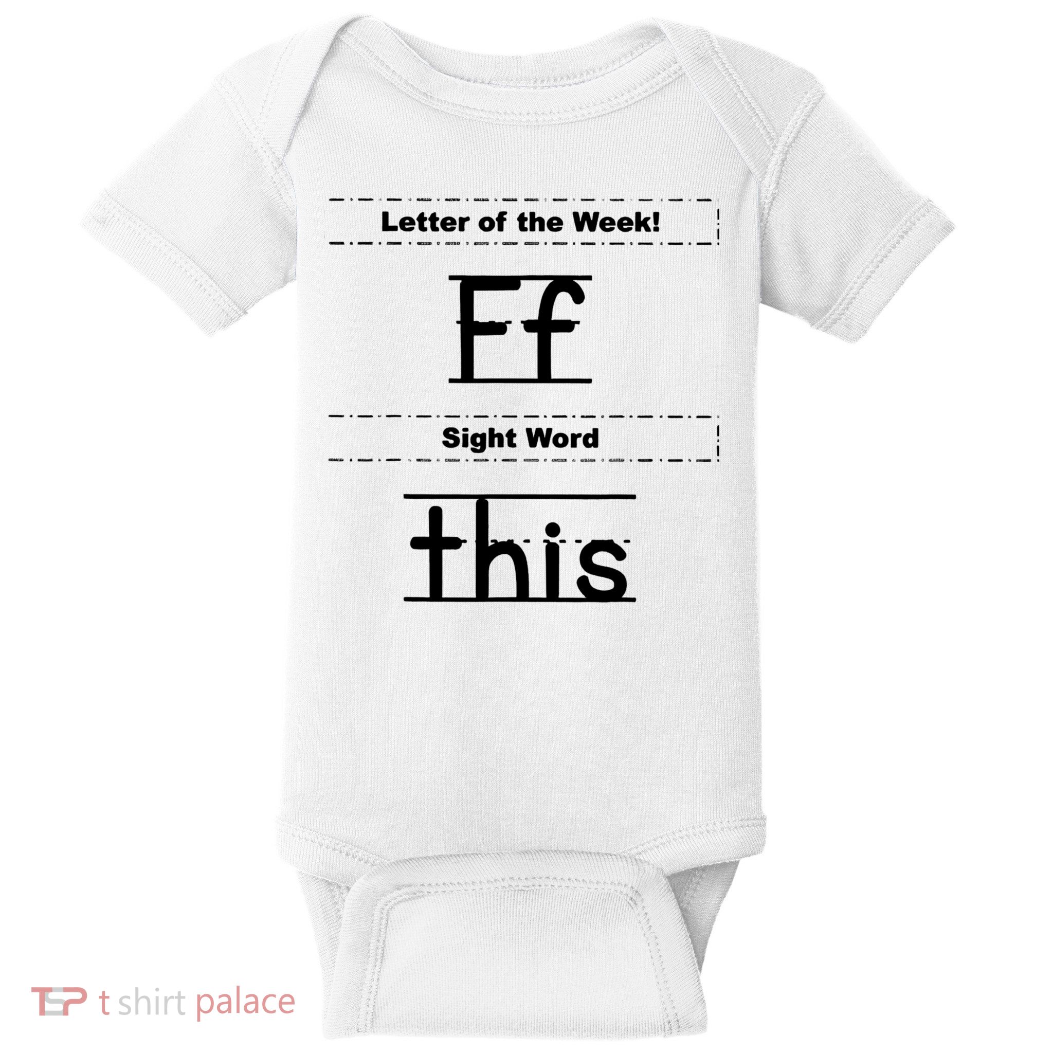 Letter Of The Week Ff Sight Word This Baby Bodysuit