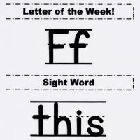 Letter Of The Week Ff Sight Word This Short Acrylic Beanie