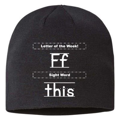 Letter Of The Week Ff Sight Word This Sustainable Beanie