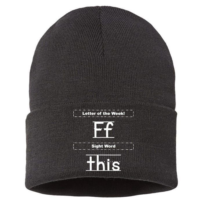 Letter Of The Week Ff Sight Word This Sustainable Knit Beanie