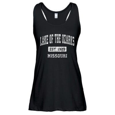 Lake Of The Ozarks Missouri Mo Vintage Sports Ladies Essential Flowy Tank