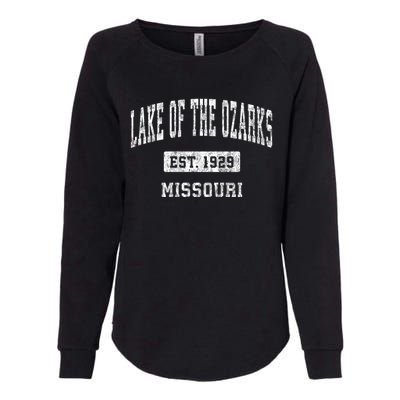 Lake Of The Ozarks Missouri Mo Vintage Sports Womens California Wash Sweatshirt