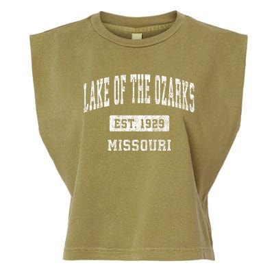 Lake Of The Ozarks Missouri Mo Vintage Sports Garment-Dyed Women's Muscle Tee