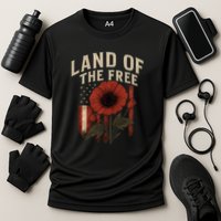 Land of the Free Cooling Performance Crew T-Shirt
