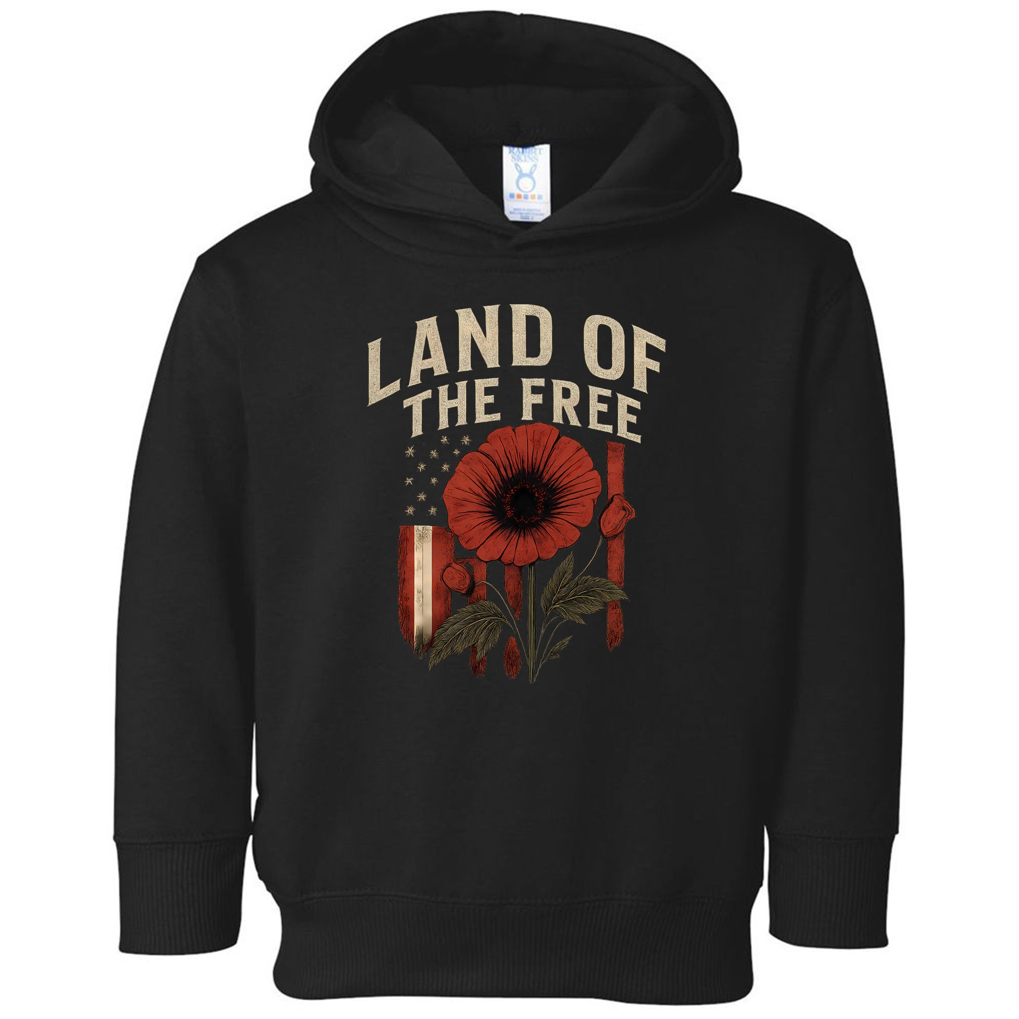 Land of the Free Toddler Hoodie