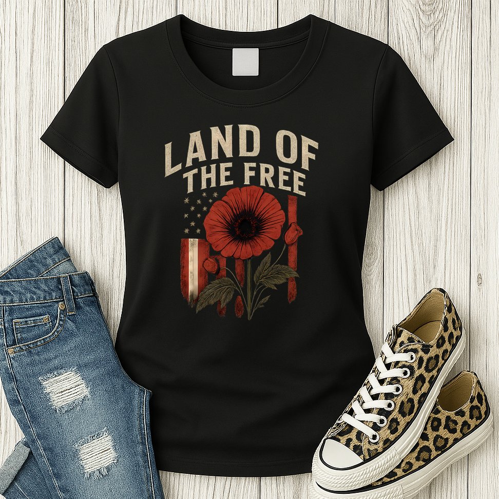 Land of the Free Womens T-Shirt