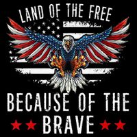 Land Of The Free Because Of The Brave Memorial Day Patriotic Poster