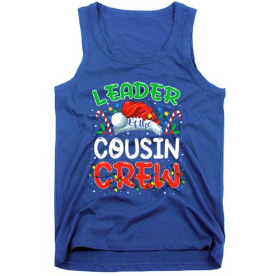 Leader Of The Cousin Crew Christmas Family Matching Xmas Great Gift Tank Top