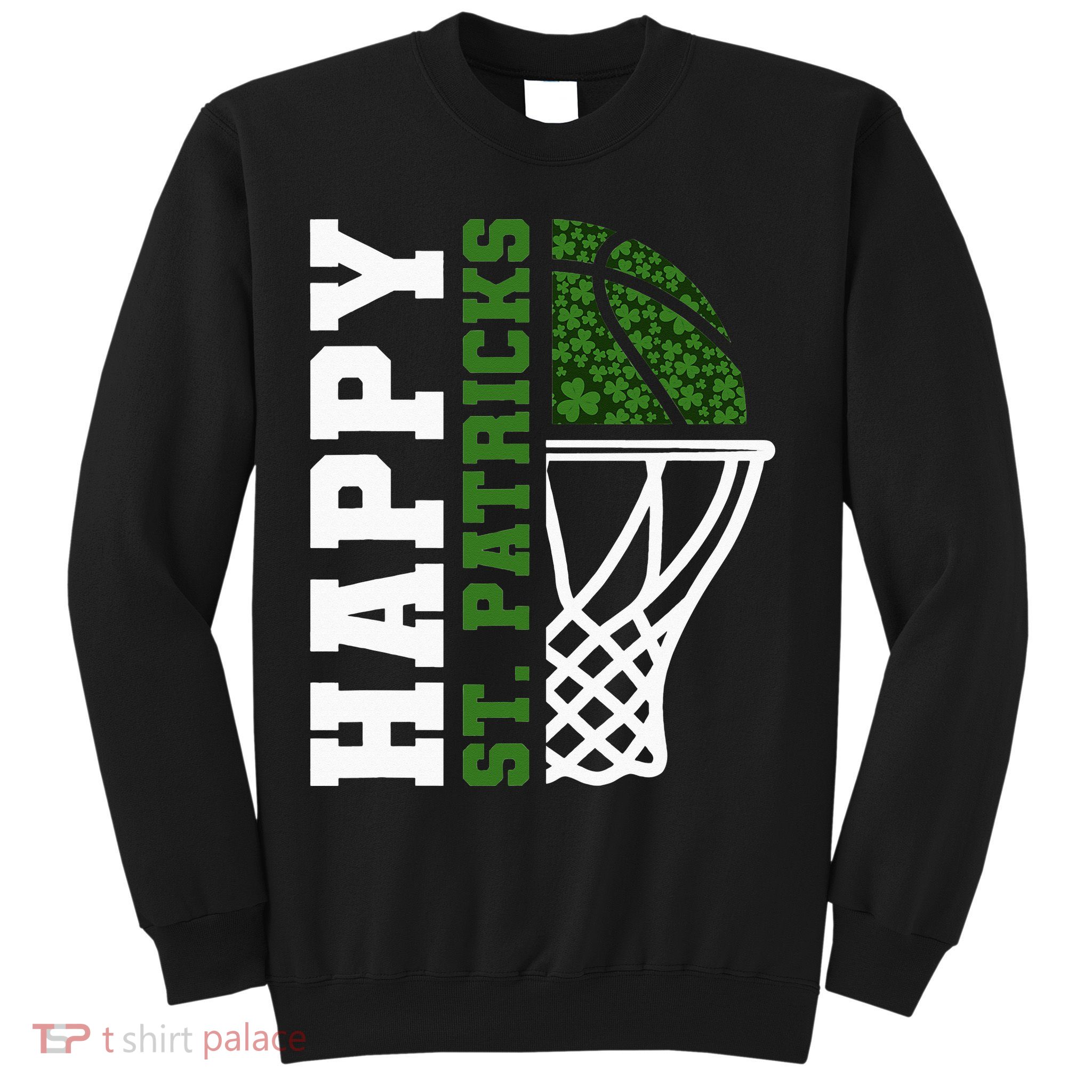 Luck of the Irish St. Patrick's Day Accessories Basketball Sweatshirt
