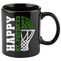 Luck of the Irish St. Patrick's Day Accessories Basketball 11oz C Handle Ceramic Mug
