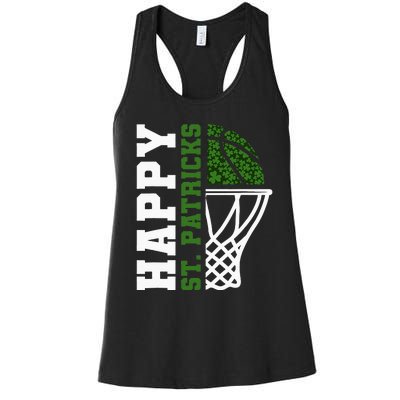 Luck of the Irish St. Patrick's Day Accessories Basketball Women's Racerback Tank