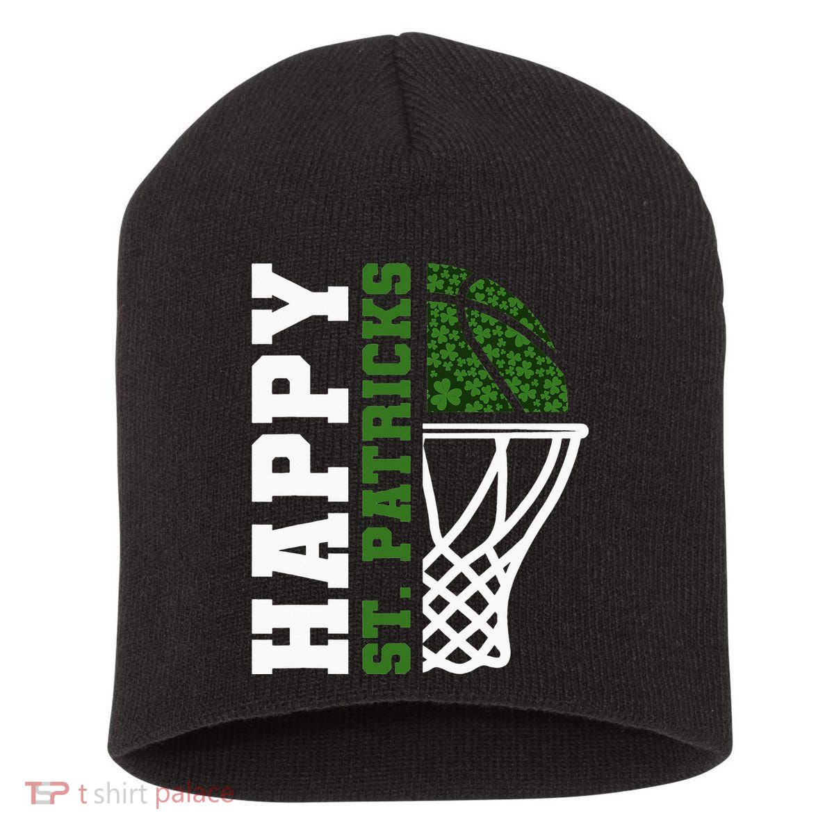 Luck of the Irish St. Patrick's Day Accessories Basketball Short Acrylic Beanie