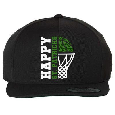 Luck of the Irish St. Patrick's Day Accessories Basketball Wool Snapback Cap
