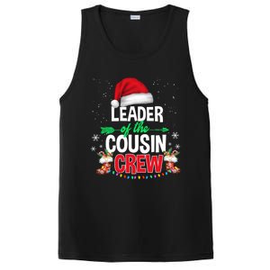 Leader Of The Cousin Crew Christmas Santa Hat Xmas Funny Gift PosiCharge Competitor Tank