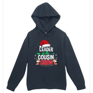 Leader Of The Cousin Crew Christmas Santa Hat Xmas Funny Gift Urban Pullover Hoodie