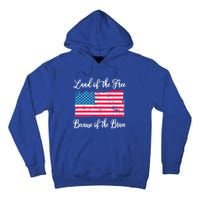 Land Of The Free Because My Grandpa Is Brave Veterans Gift Tall Hoodie