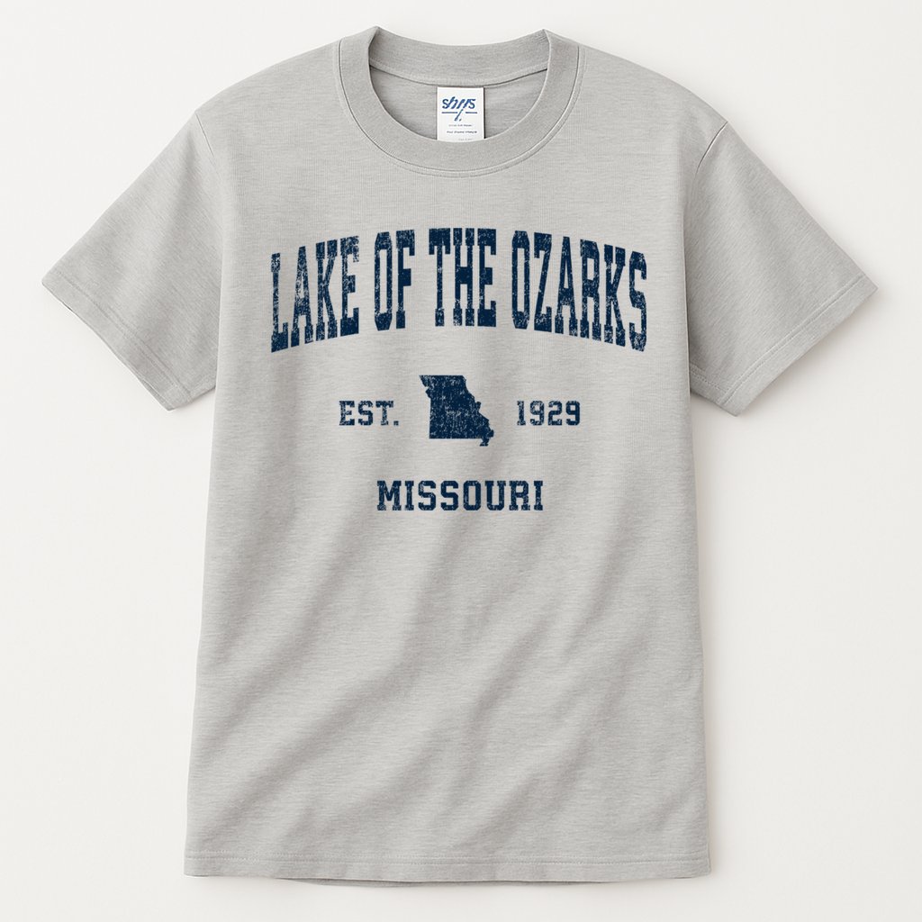 Lake Of The Ozarks Missouri Mo Vintage Sports Tall T-Shirt