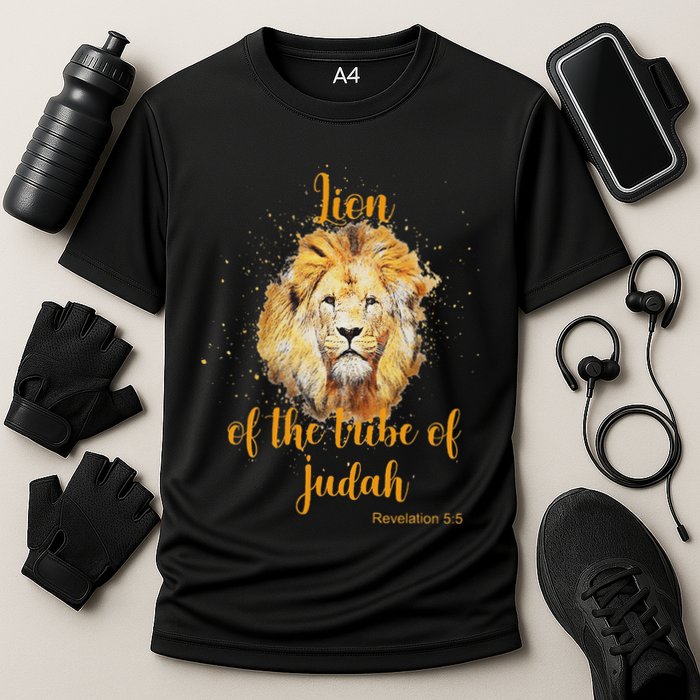 Lion Of The Tribe Of Judah Cooling Performance Crew T-Shirt
