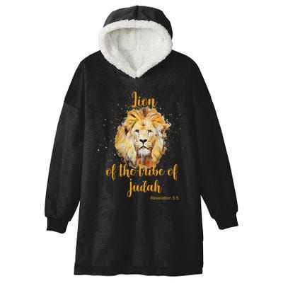 Lion Of The Tribe Of Judah Hooded Wearable Blanket