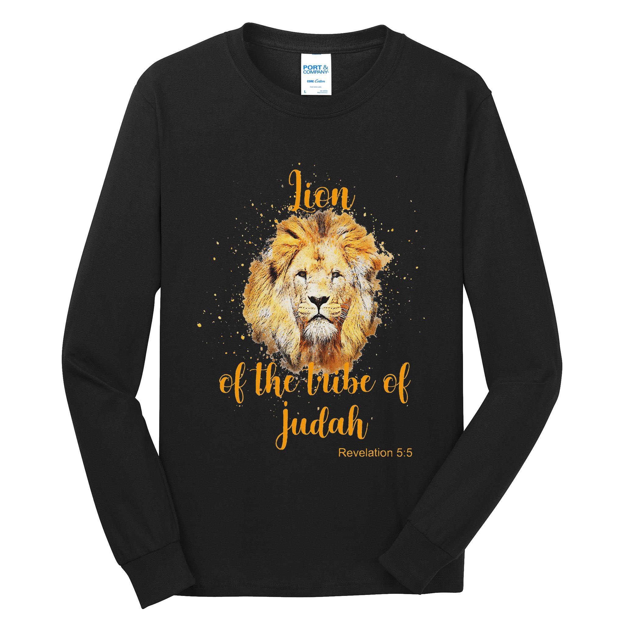 Lion Of The Tribe Of Judah Tall Long Sleeve T-Shirt