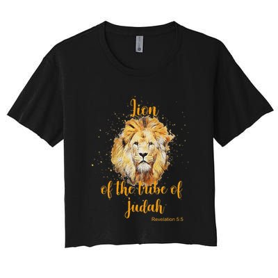 Lion Of The Tribe Of Judah Crop Top