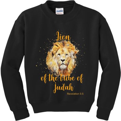 Lion Of The Tribe Of Judah Kids Sweatshirt