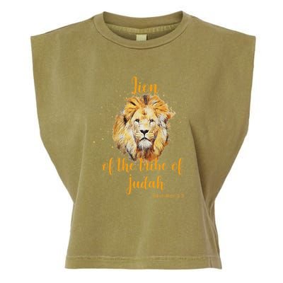 Lion Of The Tribe Of Judah Garment-Dyed Women's Muscle Tee