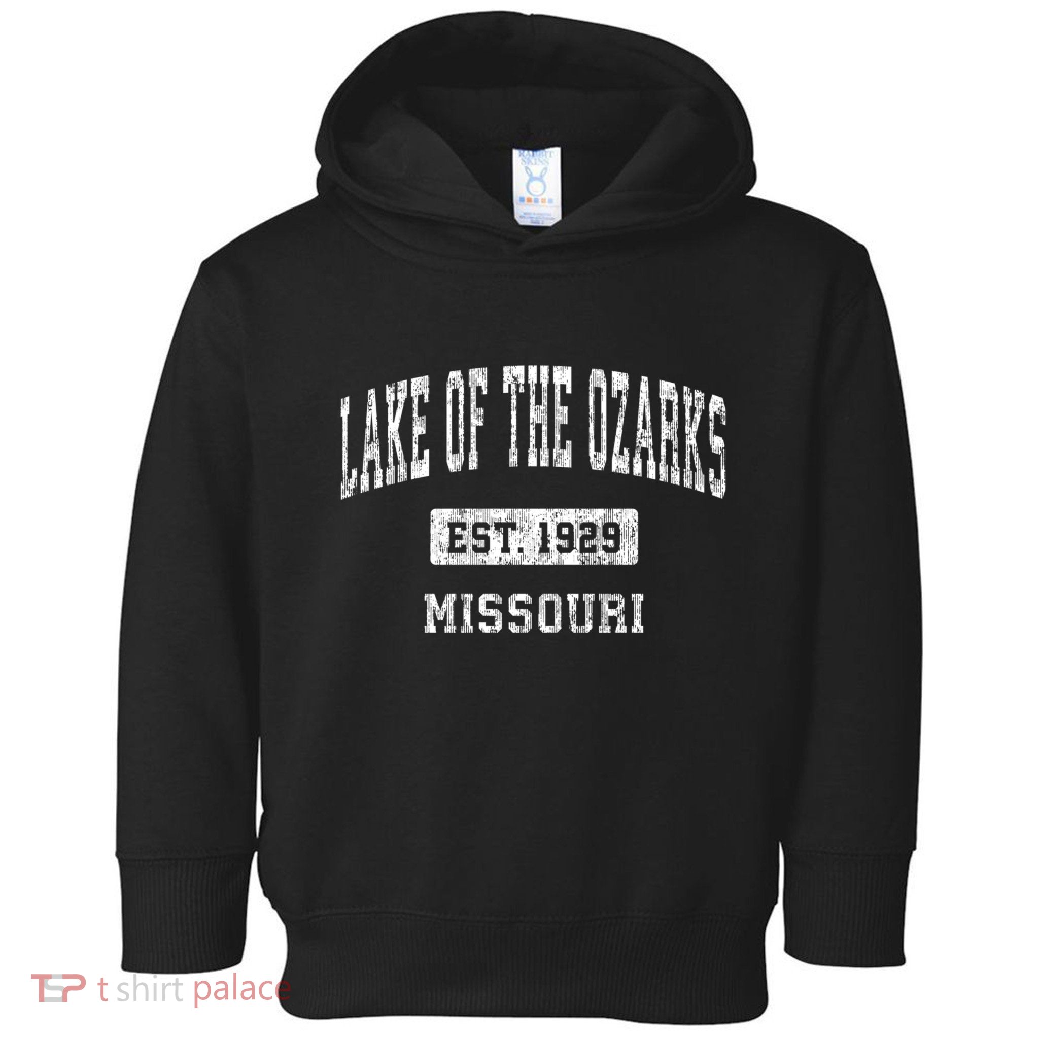 Lake Of The Ozarks Missouri Mo Vintage Established Sports Design Toddler Hoodie
