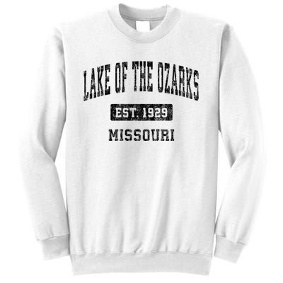 Lake Of The Ozarks Missouri Mo Vintage Established Sports Design Sweatshirt