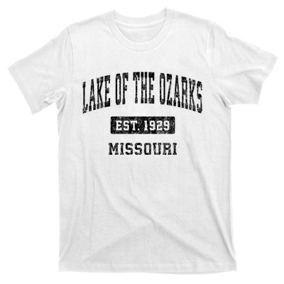 Lake Of The Ozarks Missouri Mo Vintage Established Sports Design T-Shirt