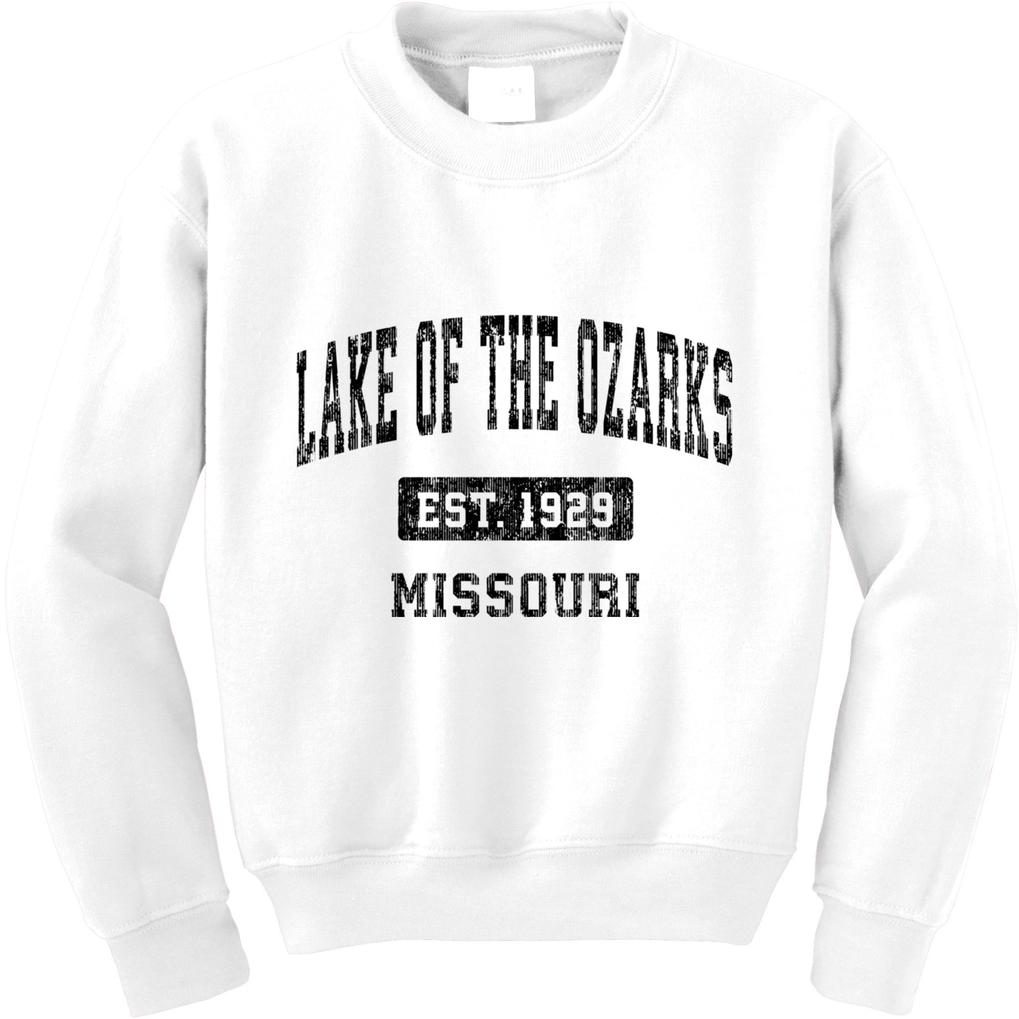 Lake Of The Ozarks Missouri Mo Vintage Established Sports Design Kids Sweatshirt