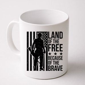 Land Of The Free Because Of The Brave Memorial Day Cute Gift Coffee Mug