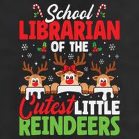 Librarian Of The Cutest Reindeers Christmas School Librarian 11oz C Handle Ceramic Mug