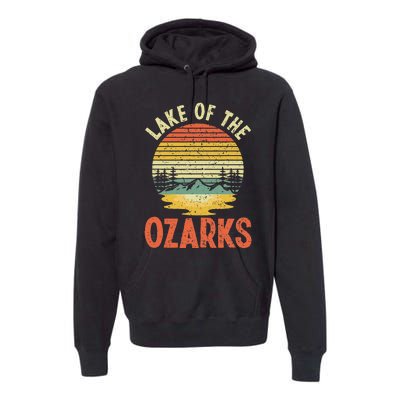 Lake Of The Ozarks Camping Wilderness Nature Lakes Premium Hoodie