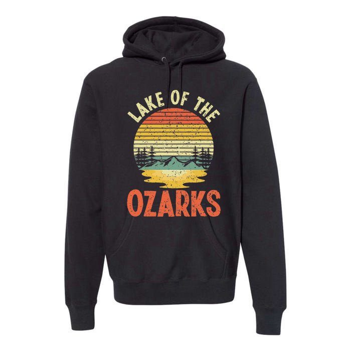 Lake Of The Ozarks Camping Wilderness Nature Lakes Premium Hoodie