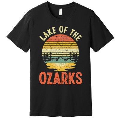 Lake Of The Ozarks Camping Wilderness Nature Lakes Premium T-Shirt