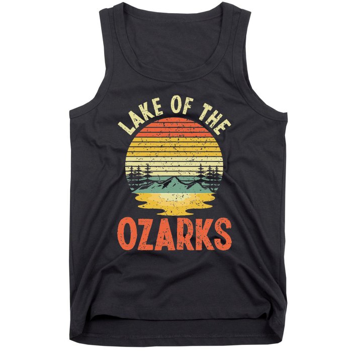 Lake Of The Ozarks Camping Wilderness Nature Lakes Tank Top