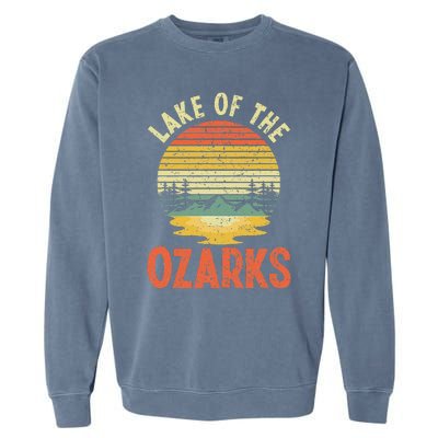 Lake Of The Ozarks Camping Wilderness Nature Lakes Garment-Dyed Sweatshirt