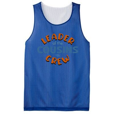 Leader Of The Cousin Crew Best Big Cousin Crew Cool Gift Mesh Reversible Basketball Jersey Tank