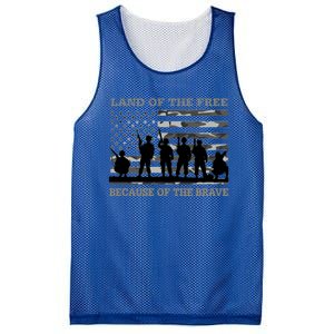 Land Of The Free Because Of The Brave Urban Camo Troops Cute Gift Mesh Reversible Basketball Jersey Tank