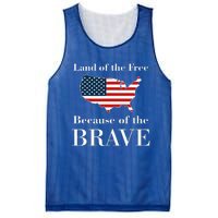 Land Of The Free Because Of The Brave Mesh Reversible Basketball Jersey Tank