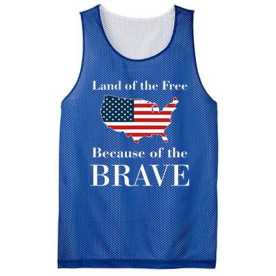 Land Of The Free Because Of The Brave Mesh Reversible Basketball Jersey Tank