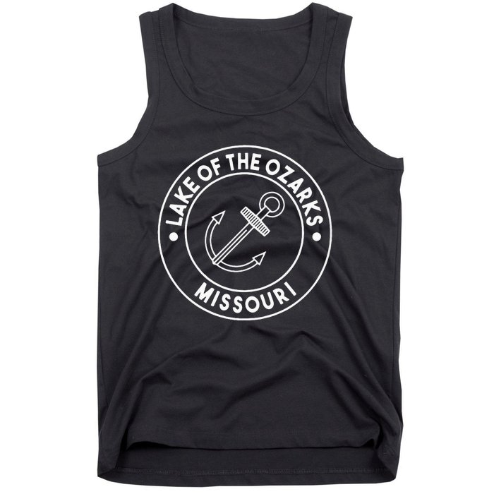 Lake Of The Ozarks Missouri Pocket Logo Souvenir Tank Top