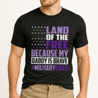 Land Of The Free Because My Daddy Is Brave Cooling Performance Crew T-Shirt