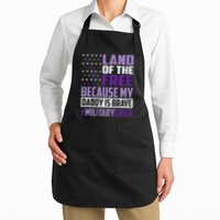 Land Of The Free Because My Daddy Is Brave Apron