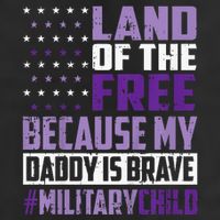 Land Of The Free Because My Daddy Is Brave Adult Drive Performance Visor