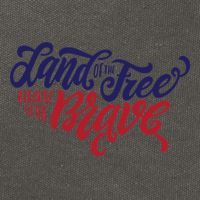 Land of the Free Because of the Brave Cotton Canvas Backpack